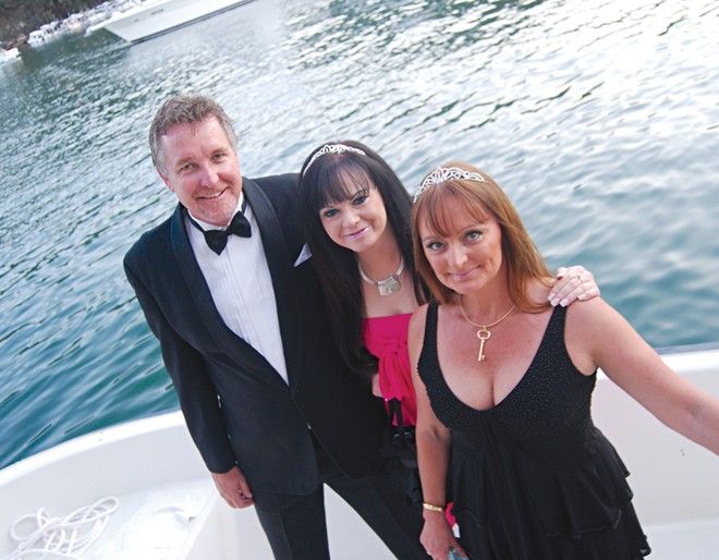 Dressed to party are these Riviera owners © Stephen Milne